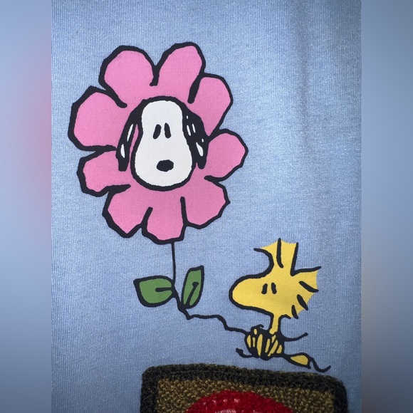 🌈 NWT! Peanuts Keep On Smiling Blue Tee - Picture 7 of 10